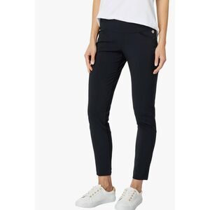 Lilly Pulitzer Luxletic Corso Pants Womens 00 Black UPF 50 Athleticwear Ankle